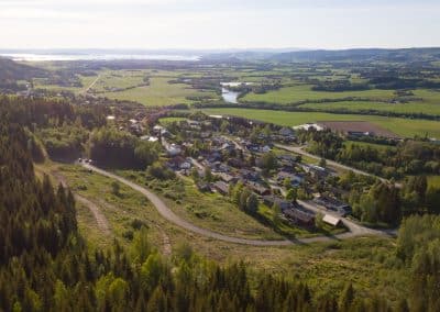 Fantastisk utsikt fra våre tomter i Lysthaugen Øvre