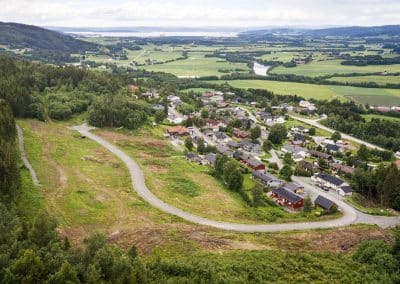 Tomter i Lysthaugen Øvre Verdal, Innherred