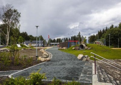 Vinne Skole i Verdal Kommune, lekeplass